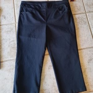 Kim Rogers Navy Women's Capris